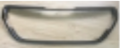 中网框架替换件（黑色底），2012年及以后，适用于标致208，零件号1613585380