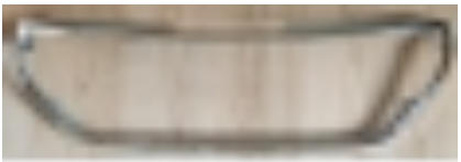 中网框架替换件（电镀），2012年及以后，适用于标致208，零件号1613485480