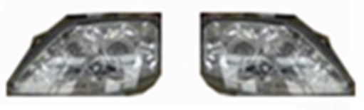 左前性能大灯（白色）替换件，适用于雷诺洛根，6001546788