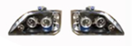 左前性能大灯（黑色）替换件，适用于雷诺洛根，6001546788