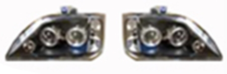 右前性能大灯（黑色）替换件，2004年款起，适用于雷诺洛根，6001546789