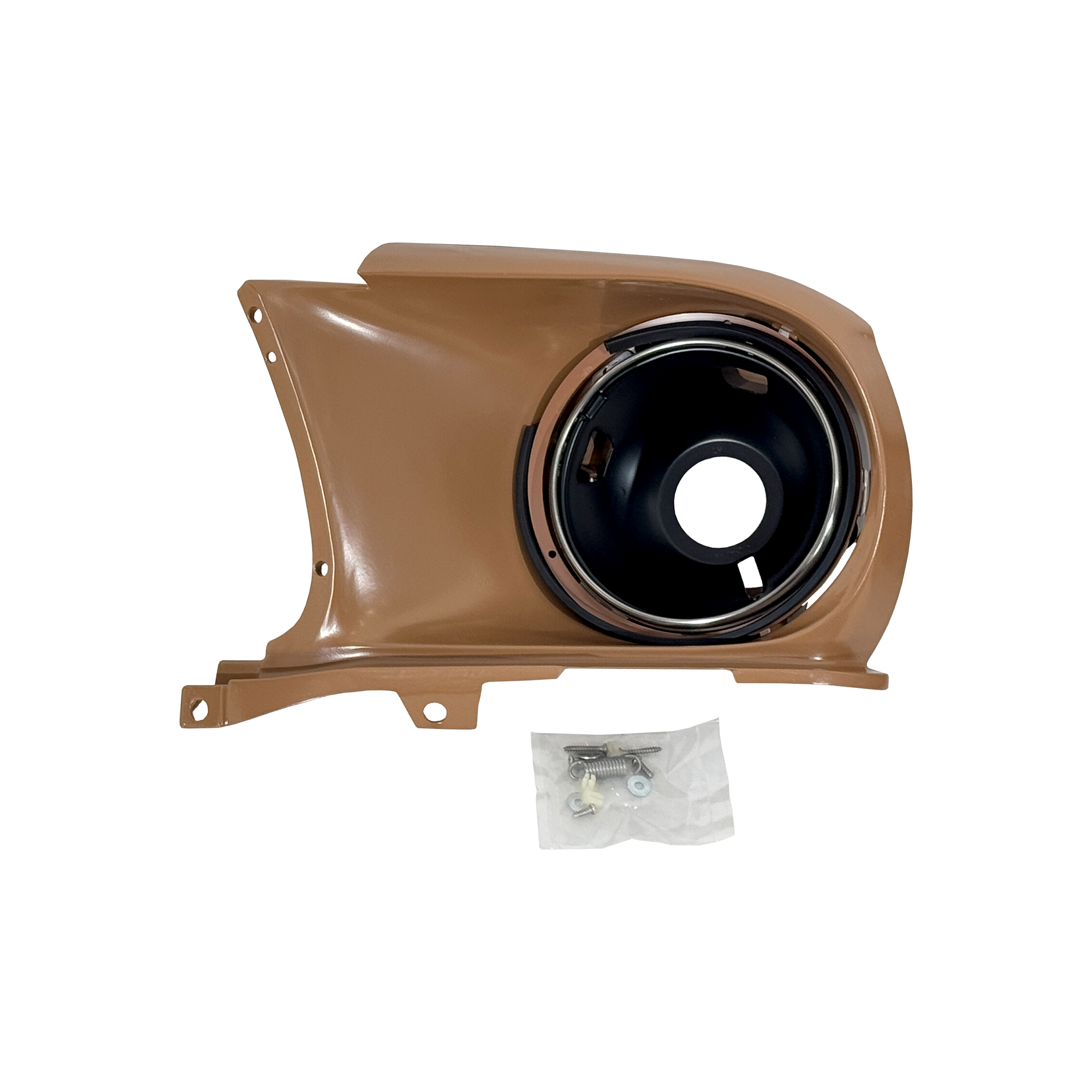 REPLACEMENT HEAD LIGHT BUCKET LH, 1967-1968, FOR FORD MUSTANG, (STEEL)