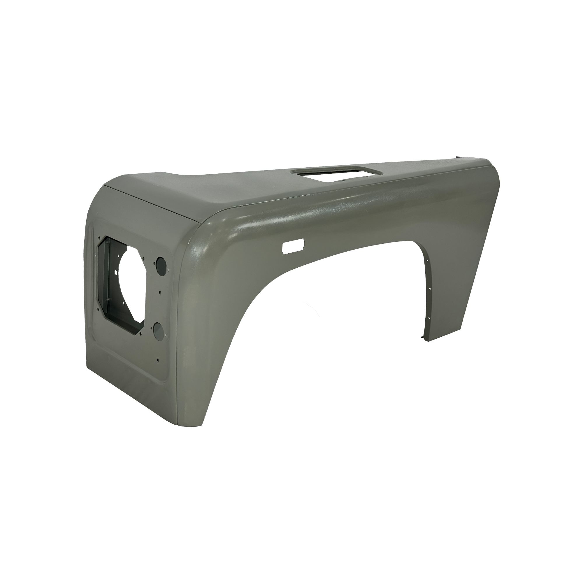 REPLACEMENT FRONT FENDER ASSY LH, 1998, FOR LAND ROVER DEFENDER 90/110 TD4, (ALUM)