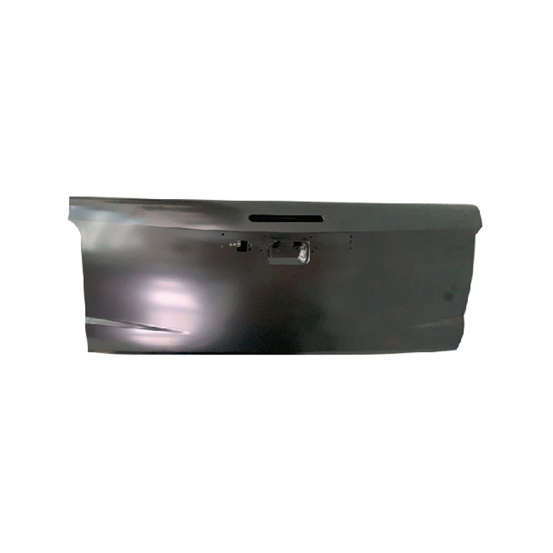 REPLACEMENT TAIL PANEL WITH CAMERA HOLE AND DECORATIVE STRIP HOLE, 2018-, FOR MITSUBISHI L200, (STEEL)