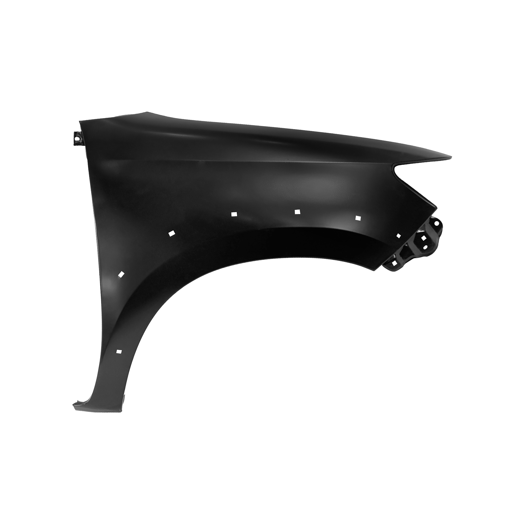 REPLACEMENT FRONT FENDER RH WITHOUT HOLE WITH WHEEL HOLE, 2012, FOR TOYOTA FORTUNER, 67002-60490, (STEEL)