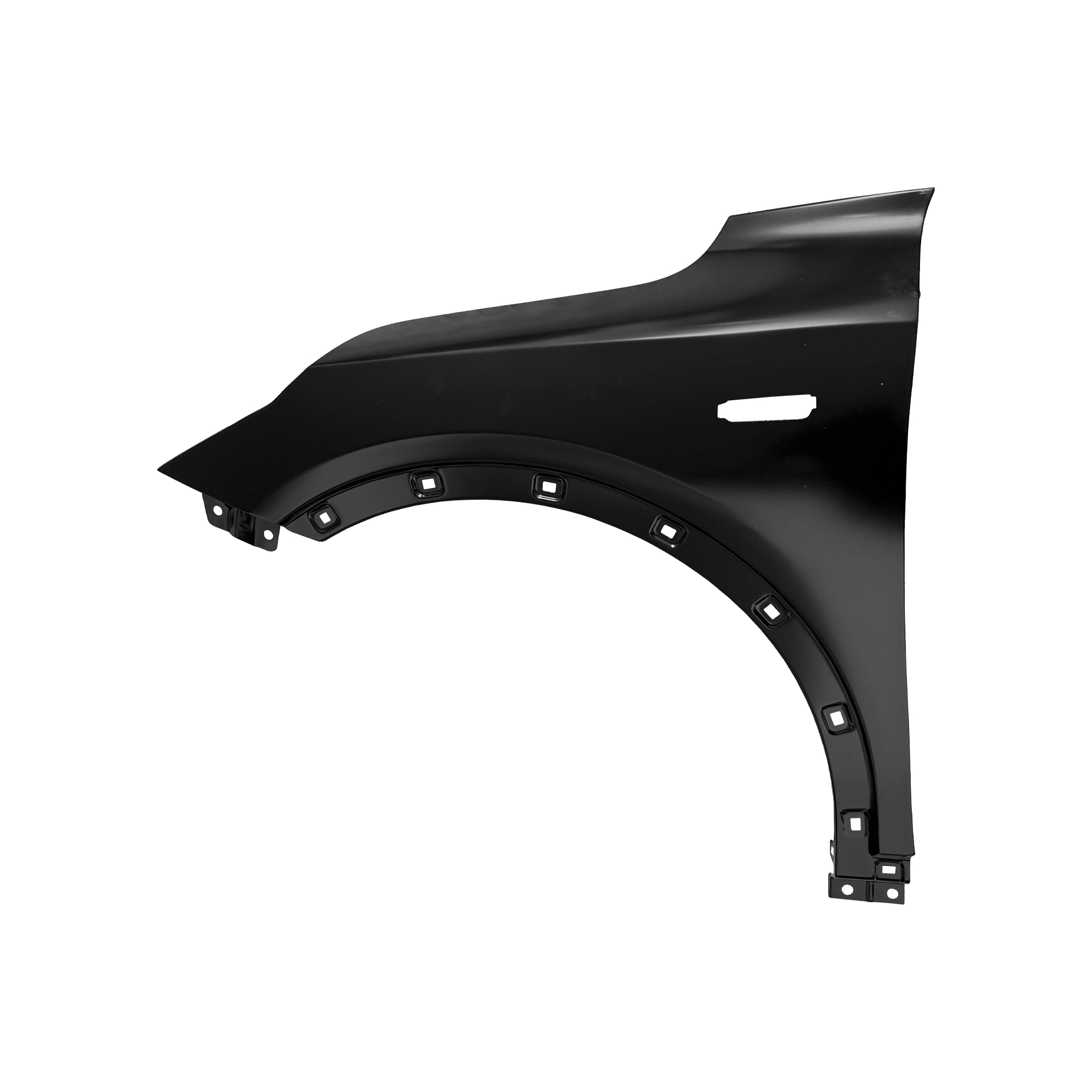 左前翼子板带侧灯孔替换件，2024年款起，适用于起亚K3车型，零件号66321-BC000