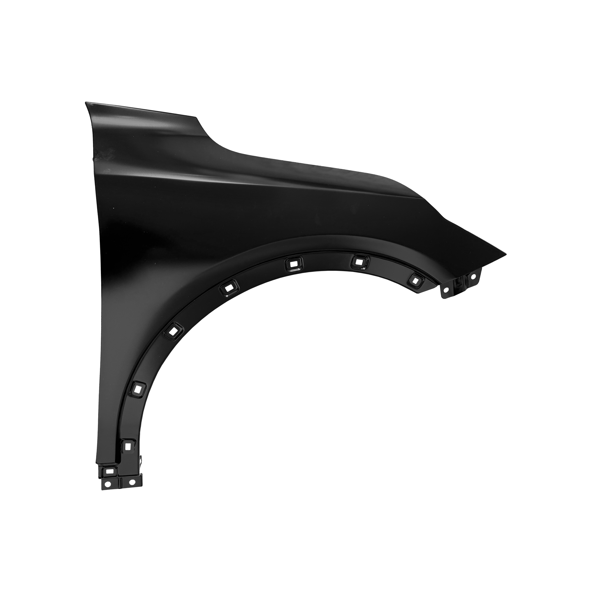 右前翼子板无侧灯孔替换件，2024年款起，适用于起亚K3车型，零件号66311-BC050